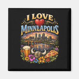 Ich liebe Minneapolis Magnet