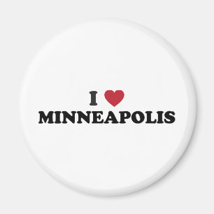 Ich liebe Minneapolis Minnesota Magnet