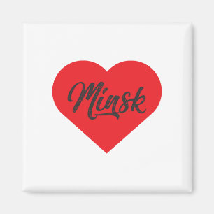 Ich liebe Minsk - Weißrussland Magnet