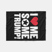 Ich Liebe mir einige Trump - Coole Liebe Trump 202 Fleecedecke (Vorderseite (Horizontal))