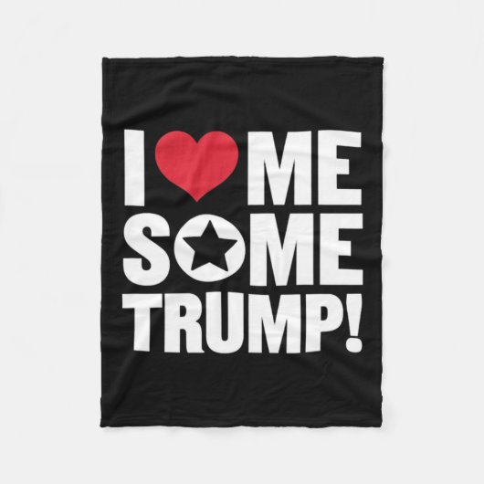 Ich Liebe mir einige Trump - Coole Liebe Trump 202 Fleecedecke (Vorderseite)
