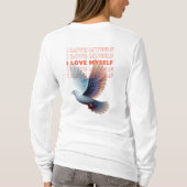 Ich Liebe mir selbst ein Taubenziffer T-Shirt (Rückseite)