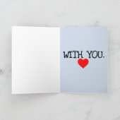 ICH LIEBE MIT IHNEN ROMANTISCHE KARTE ZU SPRECHEN (Innenseite)