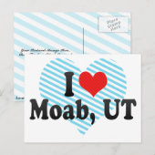 Ich Liebe Moab, ABER Postkarte (Vorne/Hinten)