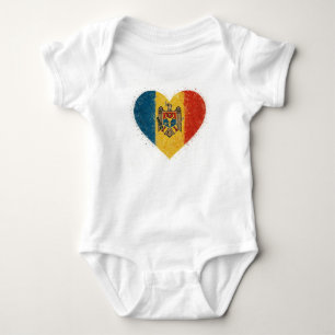 Ich liebe Moldawien – Iubesc Moldova  Baby Strampler