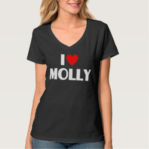 Ich Liebe Molly ich höre Molly T-Shirt