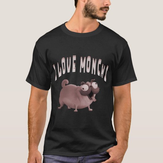 Ich liebe Monchi Dog, Monchi , The Mitchells vs. d T-Shirt (Vorderseite)