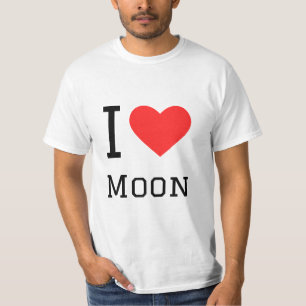 Ich Liebe Mond T-Shirt