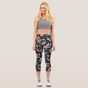 Ich Liebe Monster, weil Leute Ist zum Kotzen sind Capri Leggings