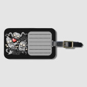 Ich Liebe Monster, weil Leute Ist zum Kotzen sind Gepäckanhänger (Vorderseite (Horizontal))