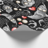 Ich Liebe Monster, weil Leute Ist zum Kotzen sind Geschenkpapier (Ecke)
