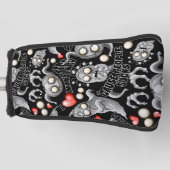 Ich Liebe Monster, weil Leute Ist zum Kotzen sind Golf Headcover (Vorderseite)