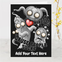 Ich Liebe Monster, weil Leute Ist zum Kotzen sind