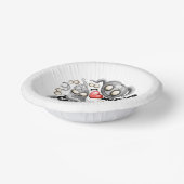 Ich Liebe Monster, weil Leute Ist zum Kotzen sind Pappteller (Gewinkelt)