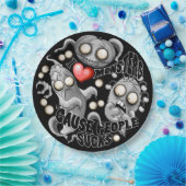 Ich Liebe Monster, weil Leute Ist zum Kotzen sind Pappteller (Party)