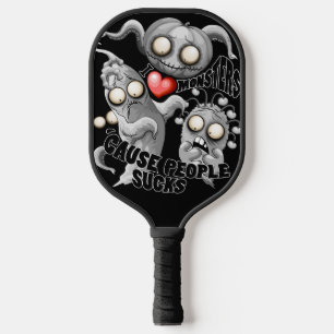 Ich Liebe Monster, weil Leute Ist zum Kotzen sind Pickleball Schläger