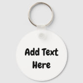 Ich Liebe Monster, weil Leute Ist zum Kotzen sind Schlüsselanhänger (Rückseite)