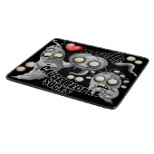 Ich Liebe Monster, weil Leute Ist zum Kotzen sind Schneidebrett (Ecke)