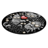 Ich Liebe Monster, weil Leute Ist zum Kotzen sind Schneidebrett (Ecke)