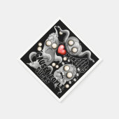 Ich Liebe Monster, weil Leute Ist zum Kotzen sind Serviette (Ecke)