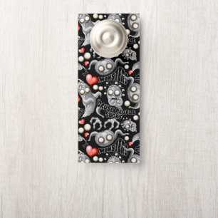 Ich Liebe Monster, weil Leute Ist zum Kotzen sind Türanhänger