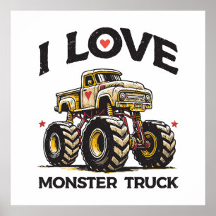 Ich liebe Monstertruck Poster