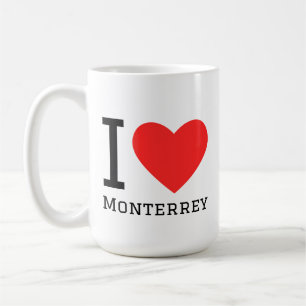 Ich liebe Monterrey Kaffeetasse