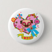 Ich Liebe Möpsen! Button (Vorderseite)