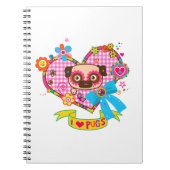 Ich Liebe Möpsen! Foto Notizblock (Vorderseite)