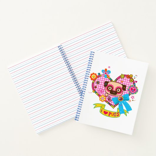 Ich Liebe Möpsen! Notizbuch (Innenseite)