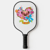 Ich Liebe Möpsen! Pickleball Racket Schläger (Vorderseite)