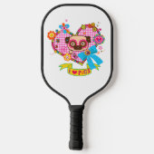 Ich Liebe Möpsen! Pickleball Racket Schläger (Rückseite)