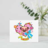 Ich Liebe Möpsen! Postkarte (Stehend Vorderseite)