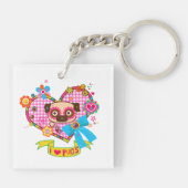 Ich Liebe Möpsen! Schlüsselanhänger (Rückseite)