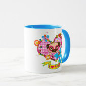 Ich Liebe Möpsen! Tasse (VorderseiteRechts)
