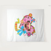 Ich Liebe Möpsen! Wandteppich (Vorderseite (Horizontal))