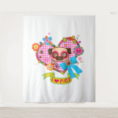 Ich Liebe Möpsen! Wandteppich (Vorderseite)