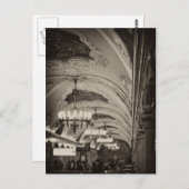 Ich Liebe Moskau. Opulente U-Bahn. Postkarte (Vorne/Hinten)