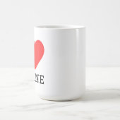 Ich liebe Motor Kaffeetasse (Mittel)