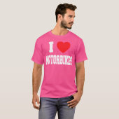 Ich liebe Motorräder T-Shirt (Vorne ganz)