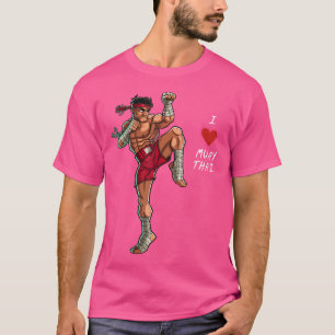 Ich Liebe Muay Thai für T-Shirt