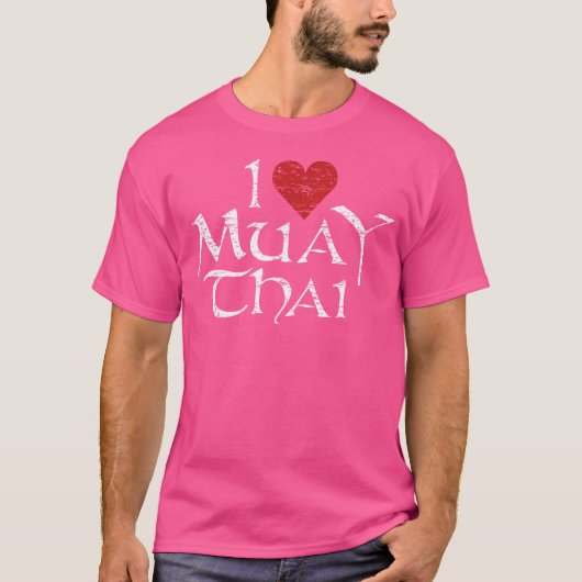Ich liebe Muay Thai T-Shirt (Vorderseite)