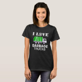 Ich liebe Müllwagen T-Shirt (Vorne ganz)