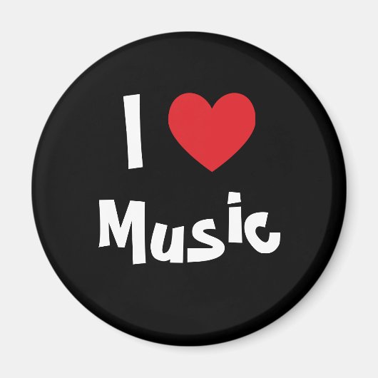 Ich liebe Musik Magnet (Vorne)