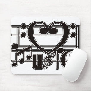 ICH LIEBE MUSIK MOUSEPAD