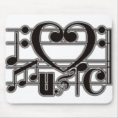 ICH LIEBE MUSIK MOUSEPAD (Vorne)