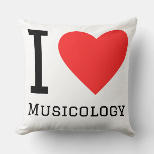 Ich liebe Musikwissenschaft Kissen