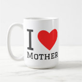 Ich liebe Mutter Kaffeetasse (Links)