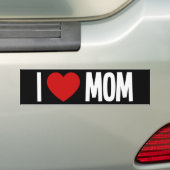Ich liebe Mutti ❤️ Autoaufkleber (Auf Auto)