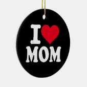 Ich liebe Mutti Keramik Ornament (Rechts)